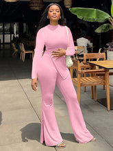 Two Piece Split Long Sleeve & Long Pants